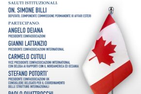<h3>DEIANA E QUATTROCCHI, CONFASSOCIAZIONI: “LE PROFESSIONALITÀ ITALIANE APPRODANO IN CANADA. IL 29 MARZO ALLA CAMERA DEI DEPUTATI LA CONFERENZA STAMPA DI PRESENTAZIONE DELLA DELEGAZIONE CANADESE DI CONFASSOCIAZIONI”</h3>