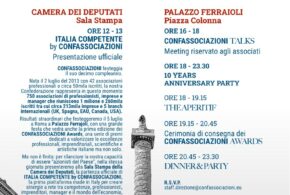 <h3>DEIANA, PRESIDENTE CONFASSOCIAZIONI: INSIEME IL 5 LUGLIO 2023 PER FESTEGGIARE IL NOSTRO DECIMO COMPLEANNO</h3>