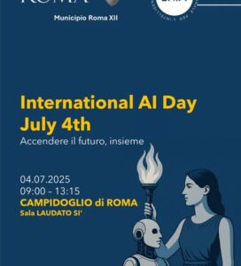 <h3>“INTERNATIONAL AI DAY. L’INTELLIGENZA ARTIFICIALE COME OPPORTUNITÀ PER IMPRESE, MEDIA E SOCIETÀ”</h3>