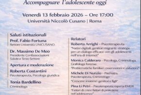<h3>DE MEO, PRES. CONFASSOCIAZIONI SALUTE E TERZO SETTORE: “CORDOGLIO PER LA SCOMPARSA DELLA PROF.SSA MARIA RITA PARSI. CONFERMATO IL CONVEGNO DEL 13 FEBBRAIO ALL’UNIVERSITÀ NICCOLÒ CUSANO”</h3>